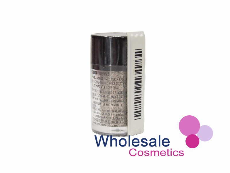 8 x NYX Professional Makeup Face & Body Glitter - 08 BRONZE